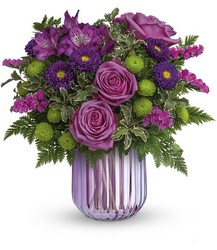 Luxurious Purple Bouquet Cottage Florist Lakeland Fl 33813 Premium Flowers lakeland